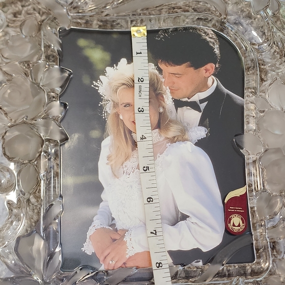 Walther Glas Vintage Crystal Glass Picture Frame . - Picture 6 of 10